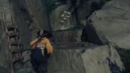 Go up using the path in the center (Image via Sucker Punch)